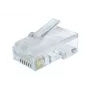 Gembird LC-8P8C-002/100 johtoliitin RJ-45 läpinäkyvä