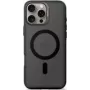 Decoded kierrätysmuovista valmistettu takakuori iPhone 16 Pro Max:lle, läpinäkyvä musta