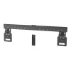 Kiinteä TV-seinäteline WENTRONIC Goobay Ultraslim 70822 XL musta litteille näytöille