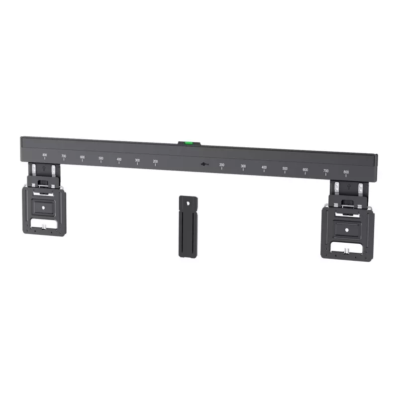 Kiinteä TV-seinäteline WENTRONIC Goobay Ultraslim 70822 XL musta litteille näytöille