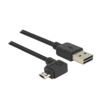 USB-kaapeli DeLOCK 83853 USB 2.0 2 m USB A Micro-USB B musta