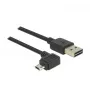 USB-kaapeli DeLOCK 83853 USB 2.0 2 m USB A Micro-USB B musta