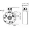 Hikvision DS-1280ZJ-TR13 liitäntärasia ulkokäyttöön musta hopea 1kg