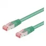 Wentronic Goobay CAT 6 patch-kaapeli, S/FTP (PiMF), vihreä, 1 m - LSZH halogeeniton, kupari (68289)