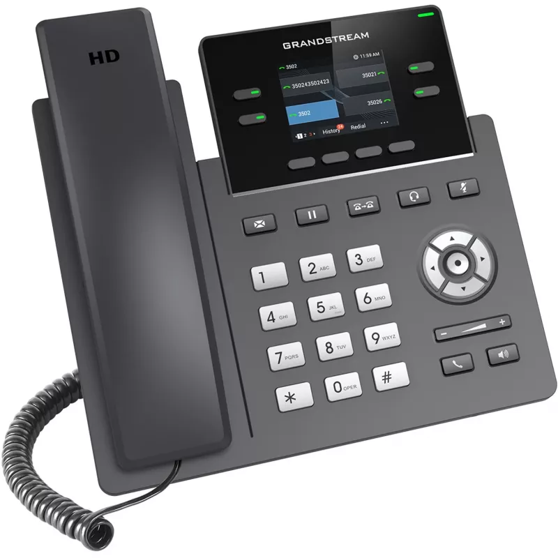 IP-puhelin Grandstream Networks GRP2612W musta