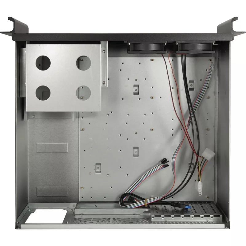 Rack-palvelin Inter-Tech 4U-K-439L musta