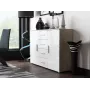 Cama olohuoneen sideboard UNI Sonoma-tammi/valkoinen kiiltävä
