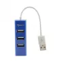 Sbox H-204 USB 4-porttinen USB-keskitin mustikanvärinen