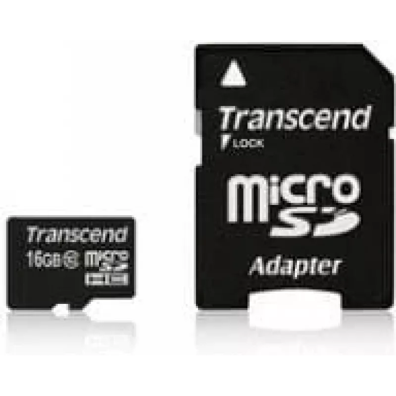 Flash-muisti Transcend 16 GB MicroSDHC UHS-I TS16GUSDU1