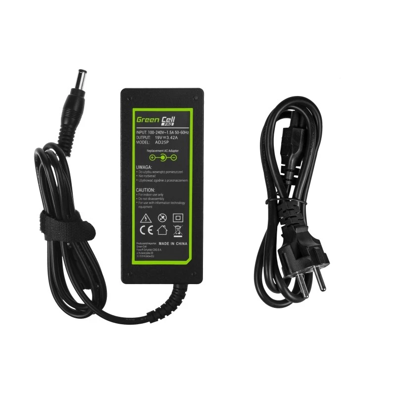 Green Cell AD25P virtalähde/invertteri sisäkäyttöön 65 W musta