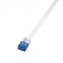 Logilink SlimLine - verkkokaapeli - RJ-45 (M) - RJ-45 (M) - 50 cm - UTP - CAT 6 - valkoinen (CF2021U)