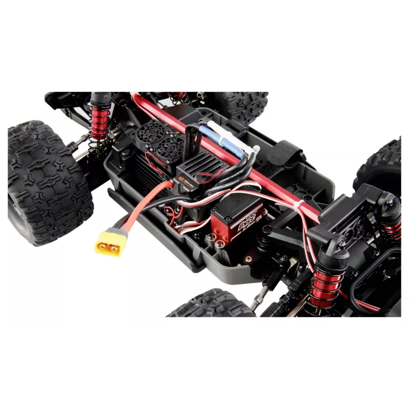Amewi 22688 Hyper Go MTX10 monsteritruck, harjaton, 1:10 ARTR, musta