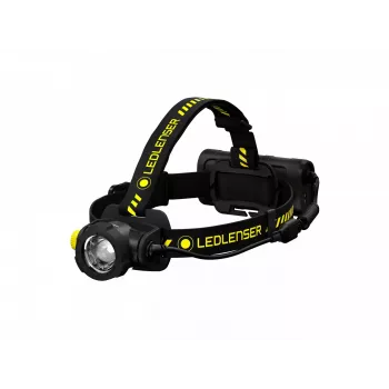 Otsalamppu Led Lenser H15R Work musta keltainen