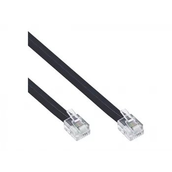 InLine modulaarikaapeli RJ12 uros / uros 6P6C 20m