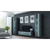 Cama TV-taso VIGO new 30/140/40 harmaa/harmaa kiiltävä