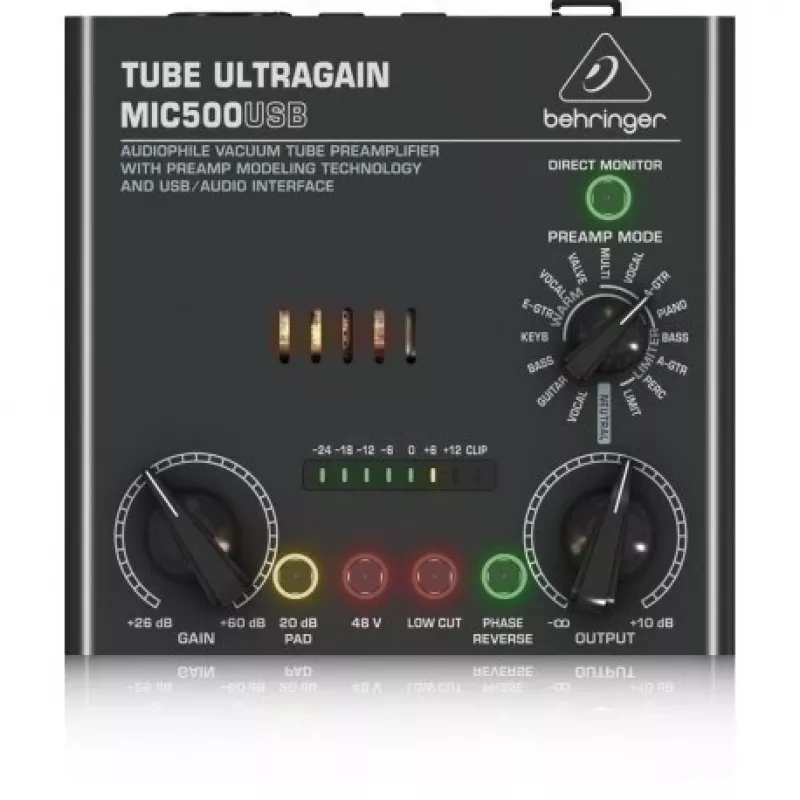 Behringer MIC500USB audiovahvistin