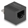 DeLOCK USB Type-C -sovitin gigabitin LAN mini musta