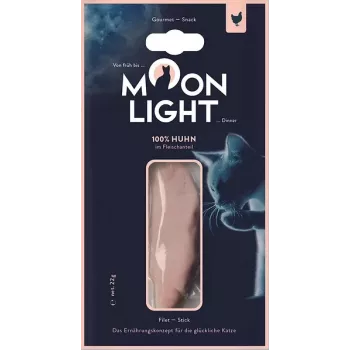 Märkäruoka kissoille MOONLIGHT Dinner kananﬁlee 22 g pussi, aikuinen, hypoallergeeninen herkku, 65 % kosteus, 23,5 % proteiini