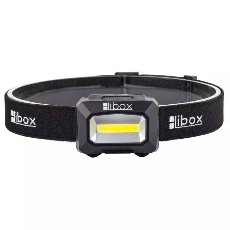 Libox LB0107 taskulamppu musta otsanauhataskulamppu LED