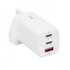 iBOX C-65 valkoinen, GaN 65W yleislaturi UK-pistoke