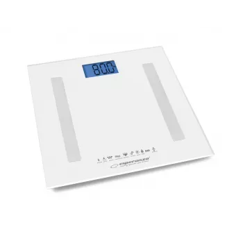 Esperanza EBS016W henkilövaaka neliömäinen valkoinen elektroninen henkilövaaka