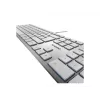 CHERRY KC 6000 -näppäimistö ohut yleiskäyttöön USB QWERTZ saksa hopea