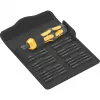 Wera 05018110001 Kraftform Kompakt 900 Set 1 ruuvimeisselisarja iskuruuvimeisselillä ja kärjillä, 19 kpl, 1/4", musta/keltainen