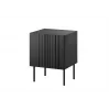 Yöpöytäsarja 2 kpl Cama Meble ISLA 44,5×40×59 cm musta matta MDF/lastulevy