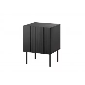 Yöpöytäsarja 2 kpl Cama Meble ISLA 44,5×40×59 cm musta matta MDF/lastulevy