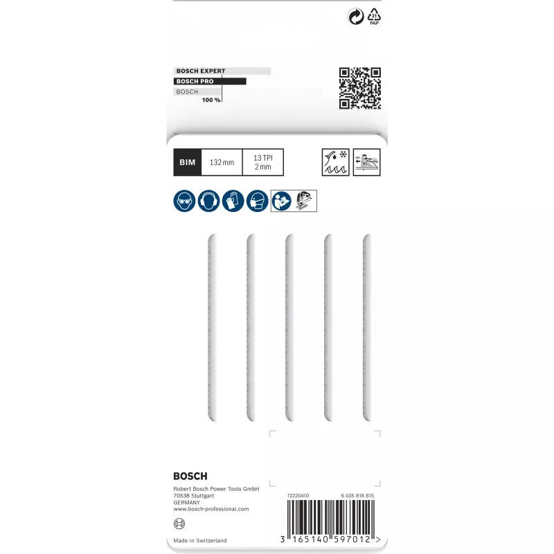 Bosch T 321 BF Speed -pistosahanterä metallille alumiinille epoksille bimetal