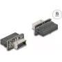 Delock 67238 USB 5 Gbps -sovitin, nastalistan pistoke sisäiseen Type-E Key A -liitäntään