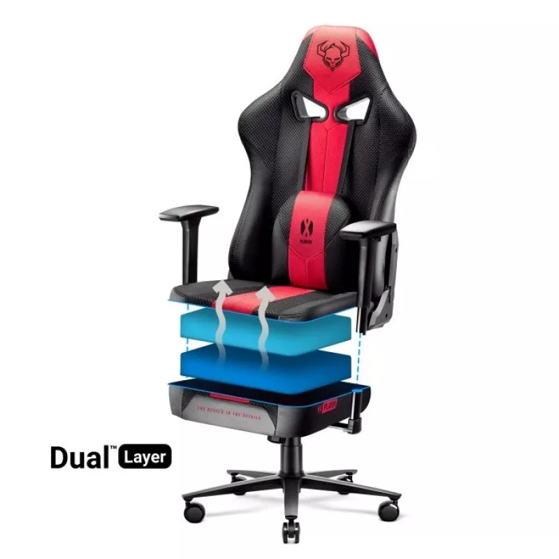Diablo X-PLAYER 2.0 KING pelituoli Crimson antrasiitti