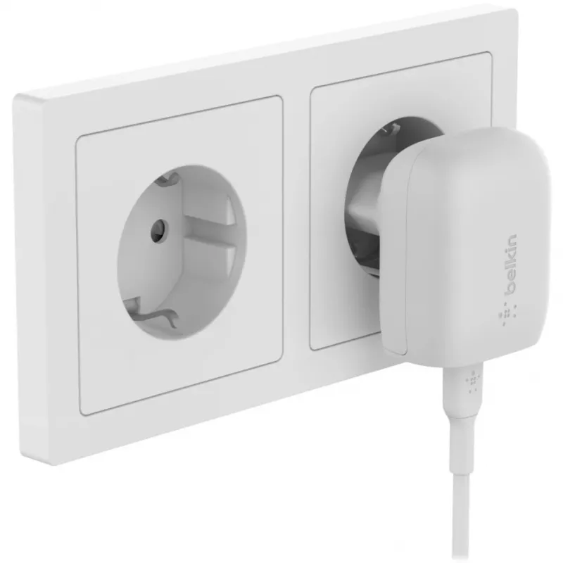 Laturi sisäkäyttöön Belkin BoostCharge WCA006vfWH pikalataus valkoinen