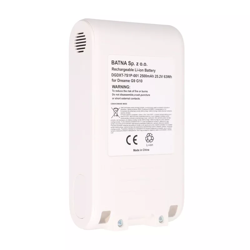 Akku, pölynimuri G9 G10 25,2V 2500mAh