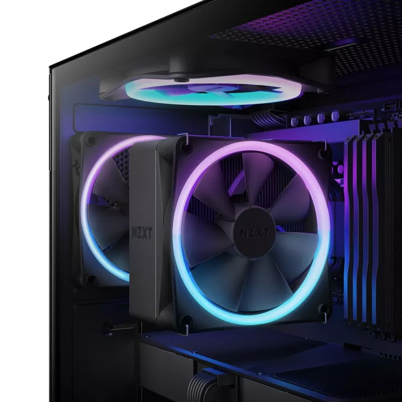 NZXT T120 RGB prosessorin ilmajäähdytin 12 cm musta 1 kpl