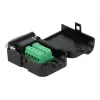 Johdonliitin DeLOCK 66265 Sub-D 9 10-napainen riviliitin musta