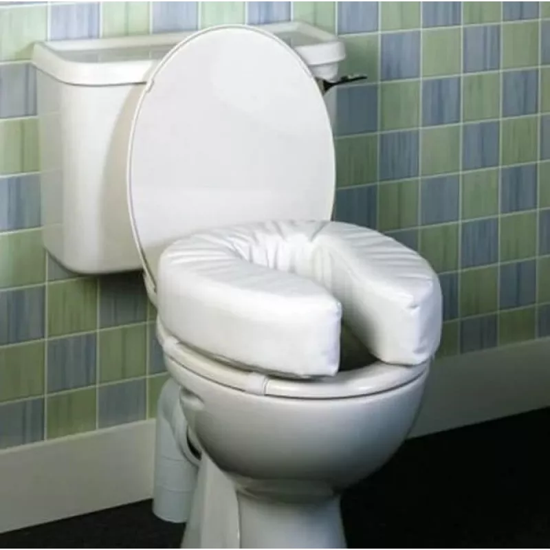 Pehmeä korotettu wc-istuin, 5 cm