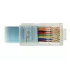 Delock USB 2.0 – RS-232-sarja RJ45 -konsolisovitinkaapeli, 3 m, sininen