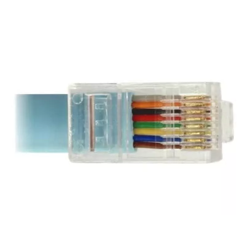 Delock USB 2.0 – RS-232-sarja RJ45 -konsolisovitinkaapeli, 3 m, sininen