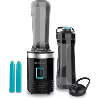 Cecotec Power Titanium 350 EasyGo tehosekoitin, 350 W, 2 x 600 ml mukia, musta