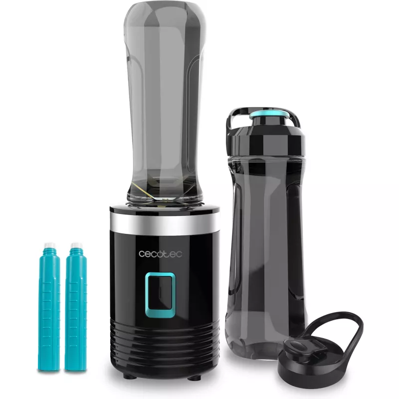 Cecotec Power Titanium 350 EasyGo tehosekoitin, 350 W, 2 x 600 ml mukia, musta