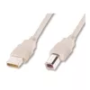 5M USB 2.0 -kaapeli A-B / M-M harmaa Classic