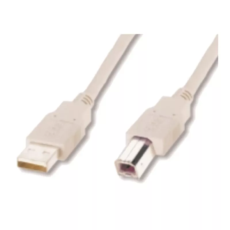 5M USB 2.0 -kaapeli A-B / M-M harmaa Classic