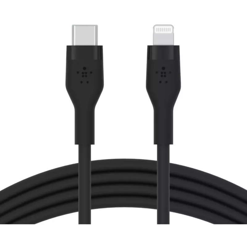 Lightning-kaapeli 2 m Belkin CAA009BT2MBK USB-C – Lightning musta