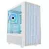 MODECOM BREEZE ARGB Flow MIDI PC-kotelo, ATX, USB 3.0 ×2 + USB-C, valkoinen