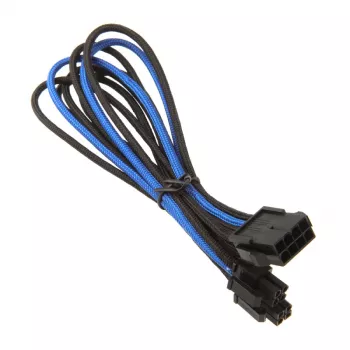 Silverstone EPS 8-Pin EPS/ATX 4+4-Pin kaapeli, 300 mm - musta/ (SST-PP07-EPS8BA)