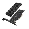 GRAUGEAR G-M2PCI01 sisäinen M.2-sovitin PCIe-liitin musta 128mm