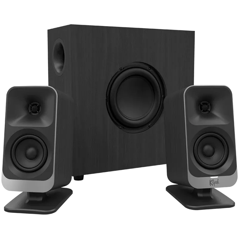 Kaiutin KLIPSCH ProMedia Lumina musta — pöytämallinen multimedia-kaiutinjärjestelmä