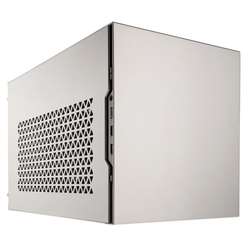 Mini-ITX-kotelo SILVERSTONE SST-SG15S, hopeinen alumiininen kompaktikotelo