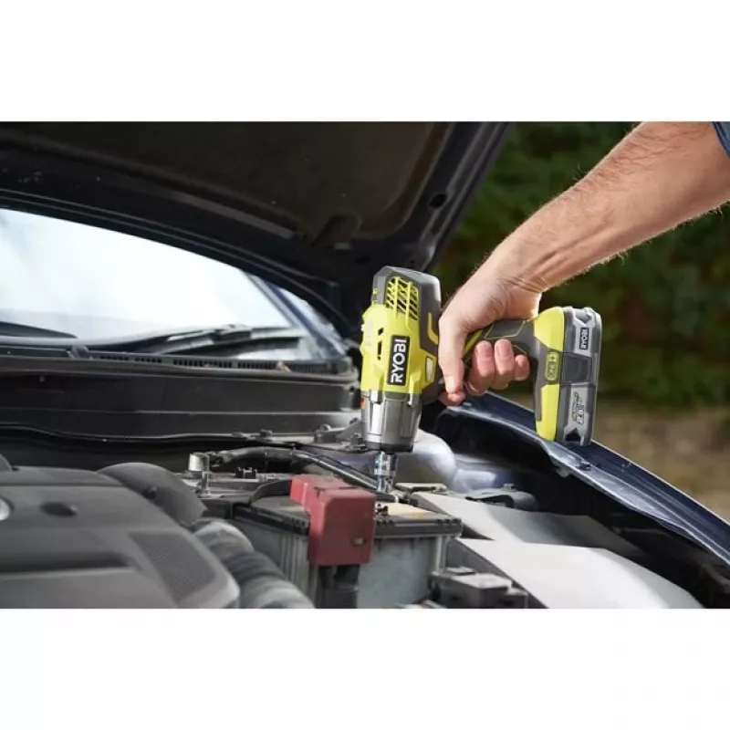 Ryobi R18IW3 sähköruuvinväännin/iskuruuvinväännin 1/2 One+ 18V 2,0Ah musta, vihreä